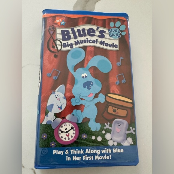 Blues Clues Blues Big Musical Movie VHS 2000 Nickelodeon Paramount Tape TESTED - Picture 1 of 3